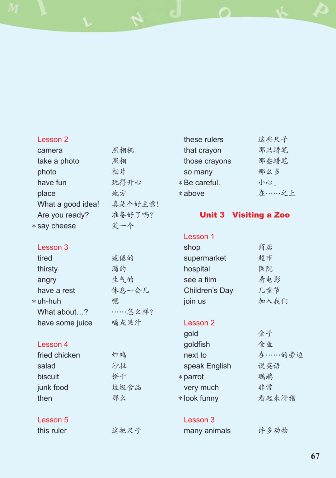 川教版小學英語四年級下冊全冊電子課本方便師生使用