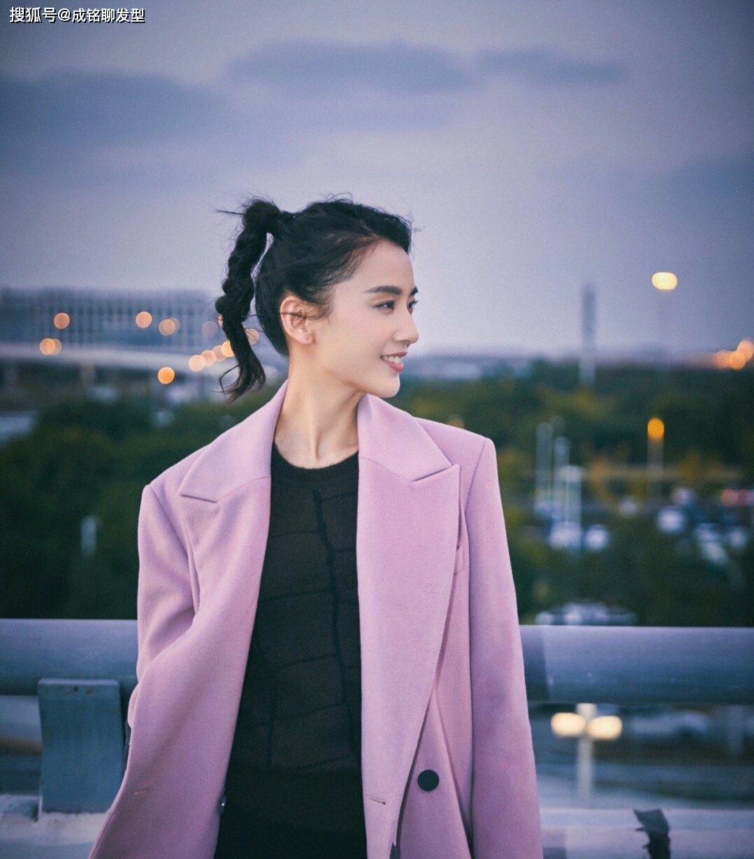 原创黄圣依剪短发太个性蕾丝配小皮衣的搭配很吸引人眼球又酷又飒