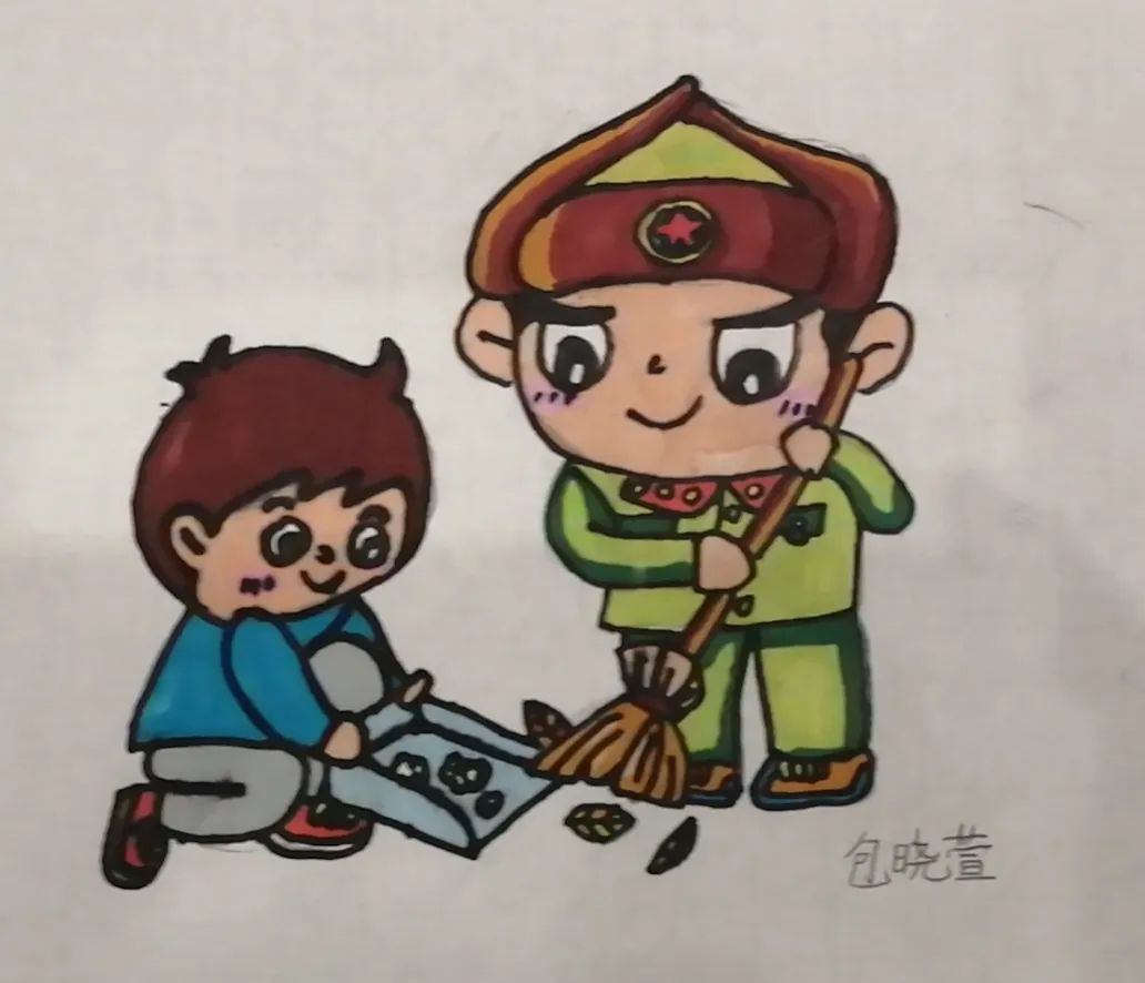 传雷锋精神敬战疫英雄作品征集大赛漫画篇