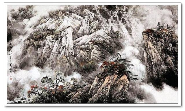 师恩钊新北派山水画作品欣赏