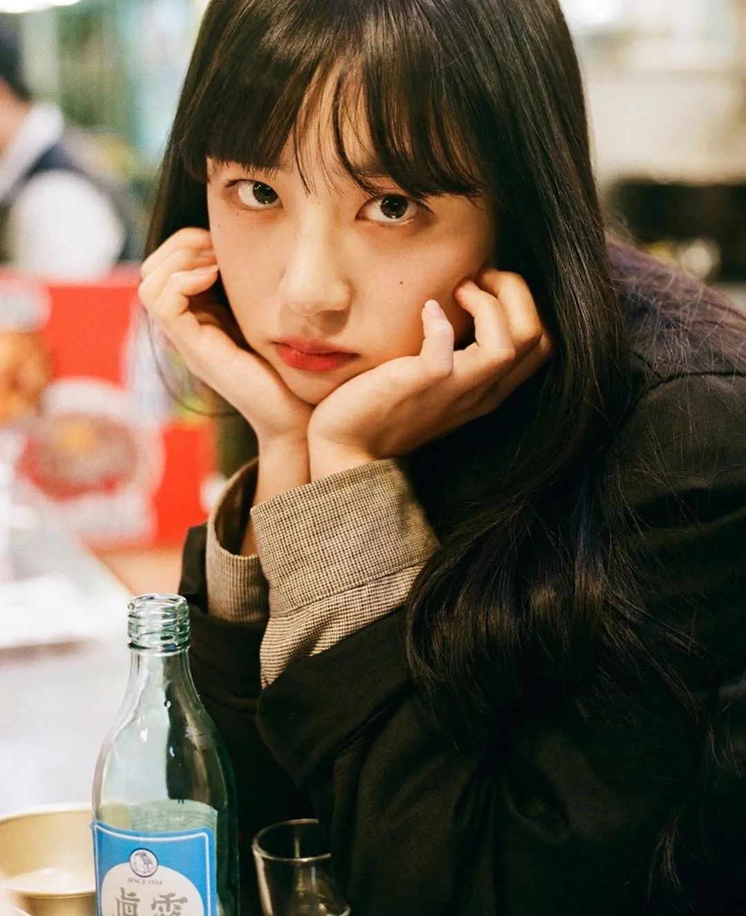 齐刘海女孩你们都这么美的吗