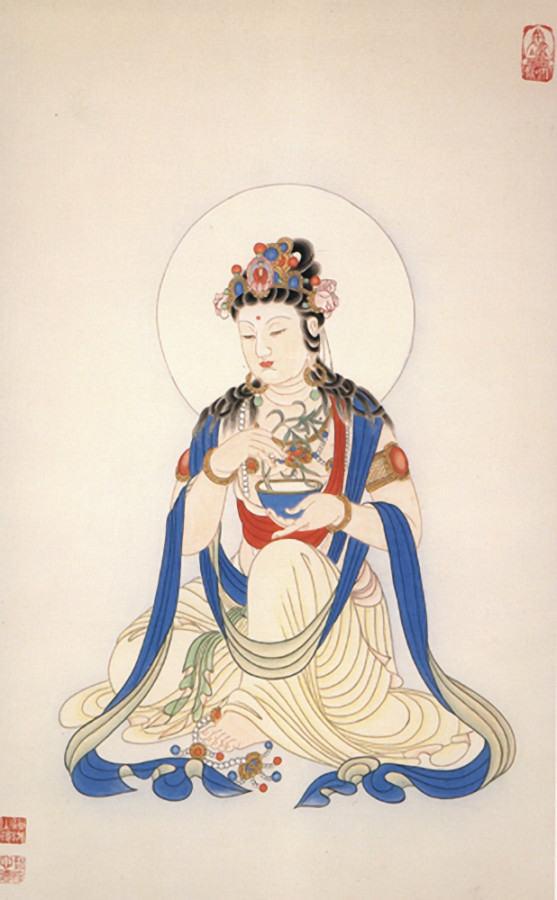 观音菩萨画像作品欣赏