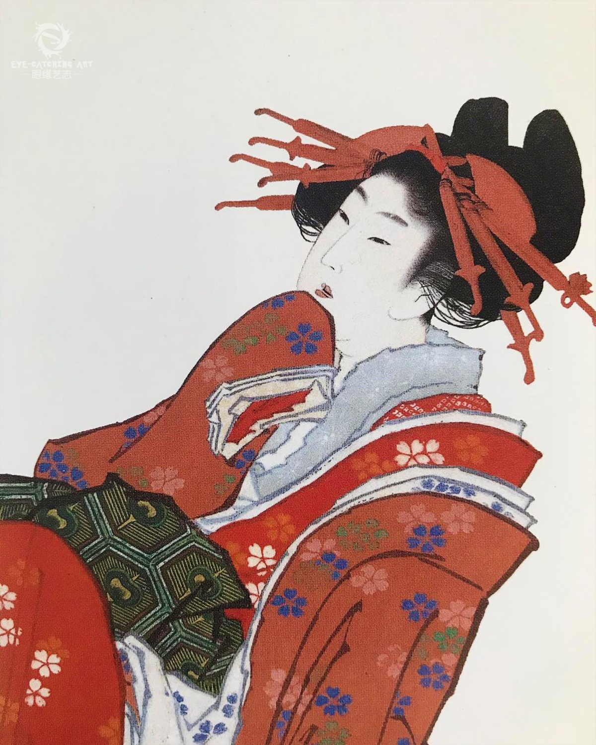 原创大师也难过美人关葛饰北斋与铃木春信的浮世绘美人图