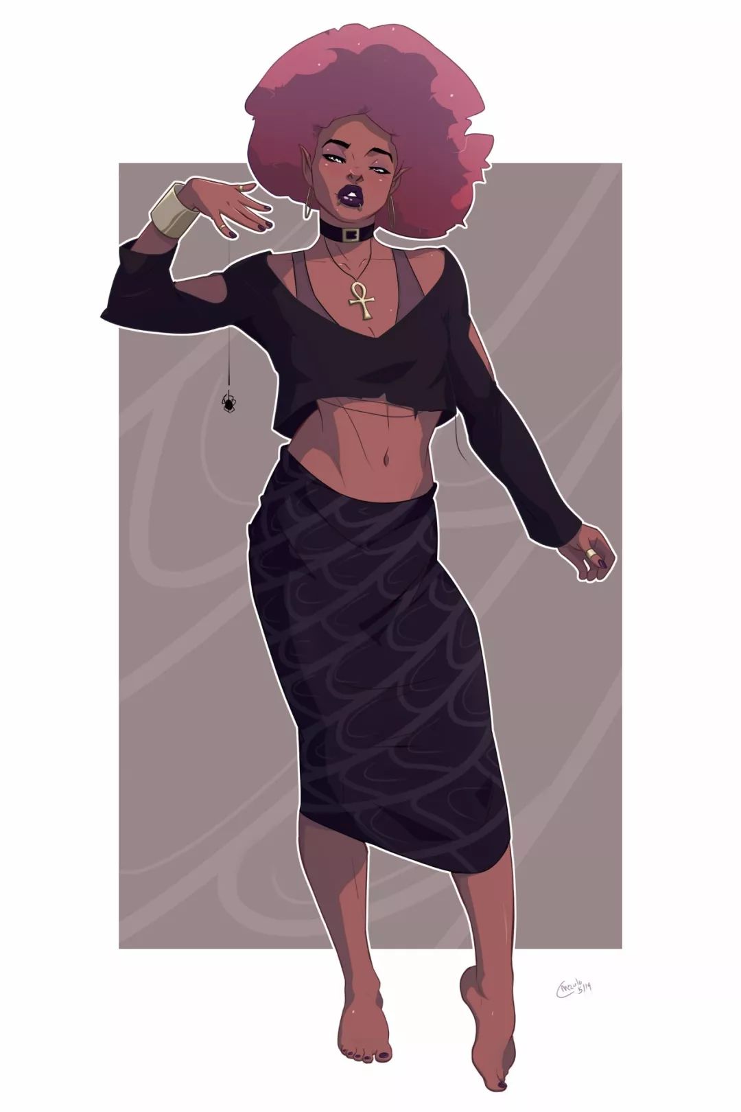 欧美风造型夸张的人物形象