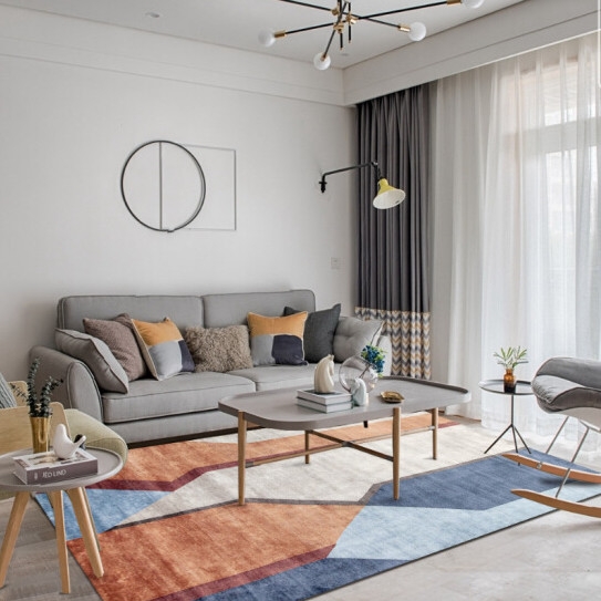 装修客厅布局丨常见客厅单一型吊顶