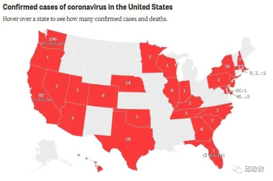 绝大部分是老人;1 人在加州,为墨西哥邮轮上的老人;2 人在佛罗里达州