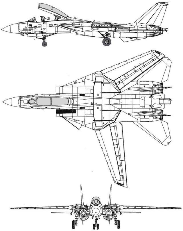 f14简笔画图片