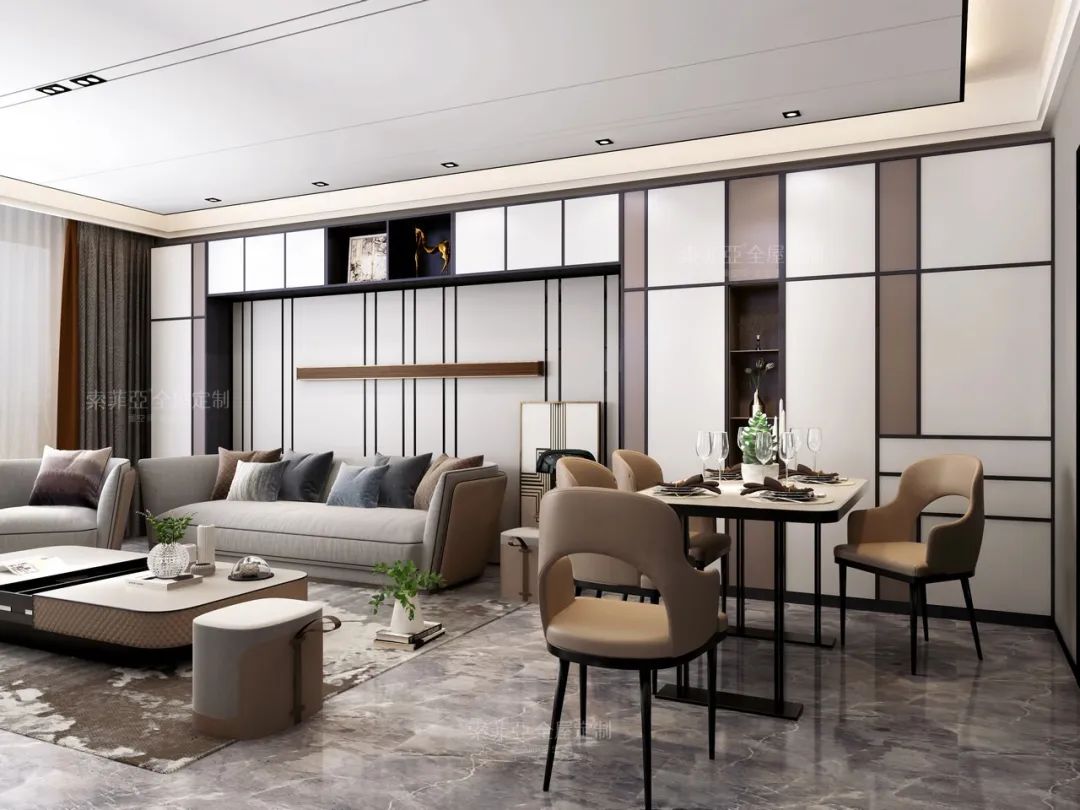 2020客厅流行新趋势,千万别让沙发靠墙!