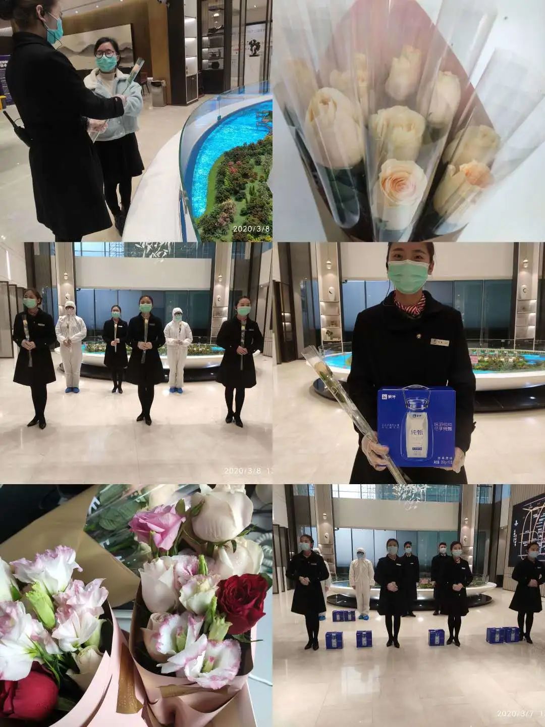 上虞·璟府华庭案场保利物业案场人的问候与爱意