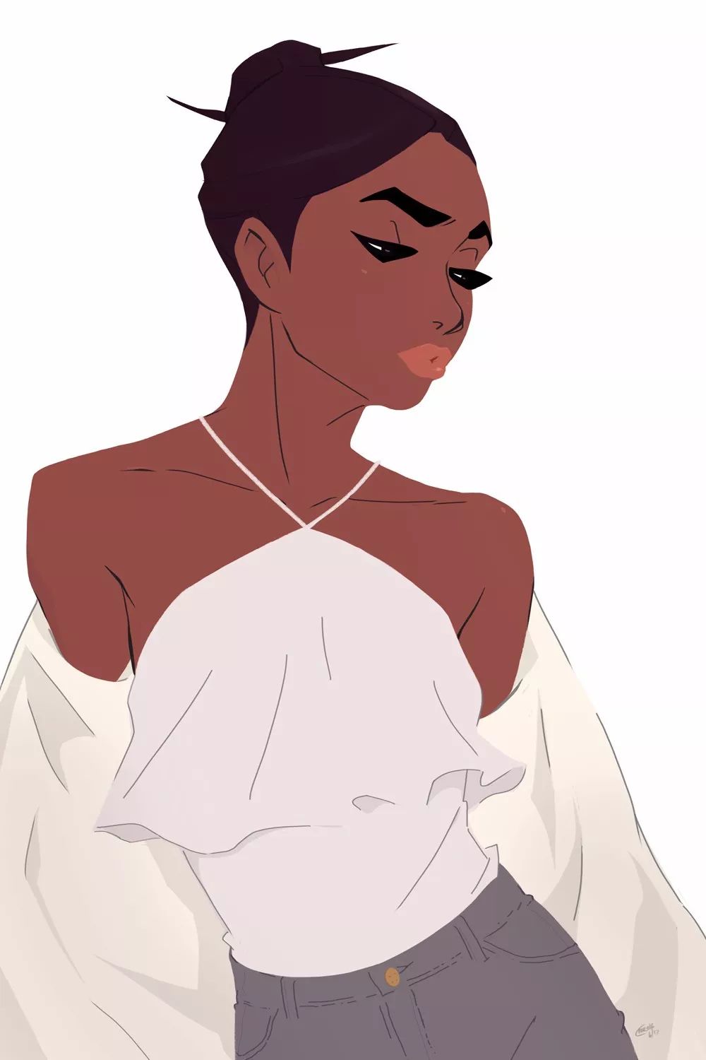 欧美风,造型夸张的人物形象~_风格