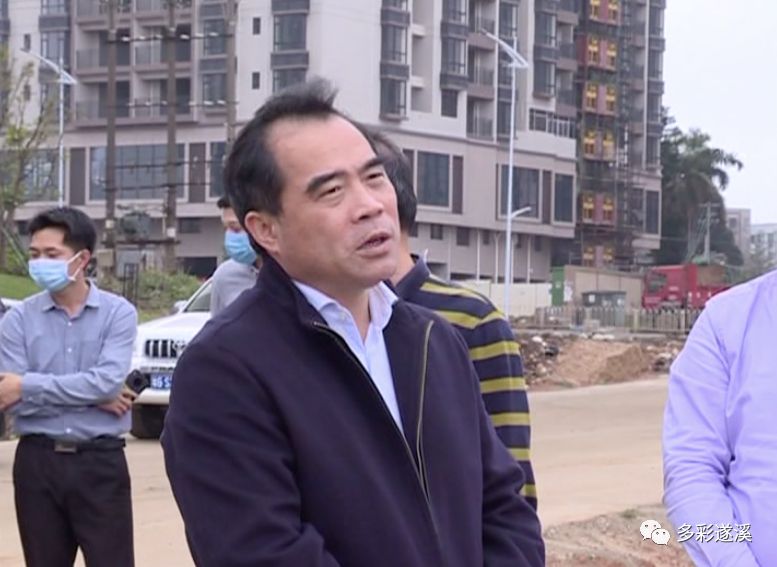 余庆创现场调研遂溪大道筹建工作