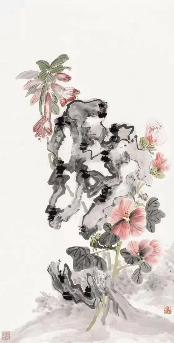 黄宾虹的花鸟画偶一为之雅健清逸别具一格