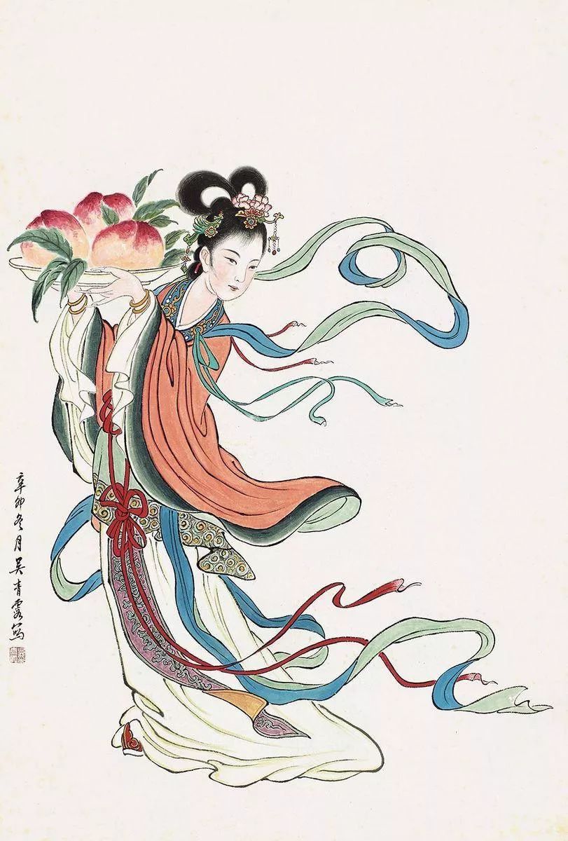 吴青霞绘画生涯长达80多年的才女画家120幅