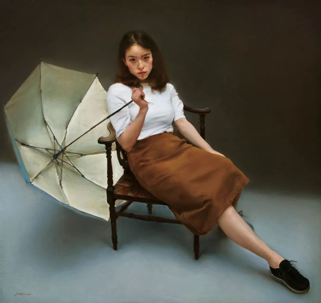 2020年水彩新作- 1 -73画笔下的"女神"四川美术学院院长庞茂琨一