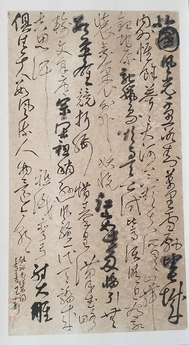 书法家王小静以诗书致敬奋战在一线的抗疫英雄