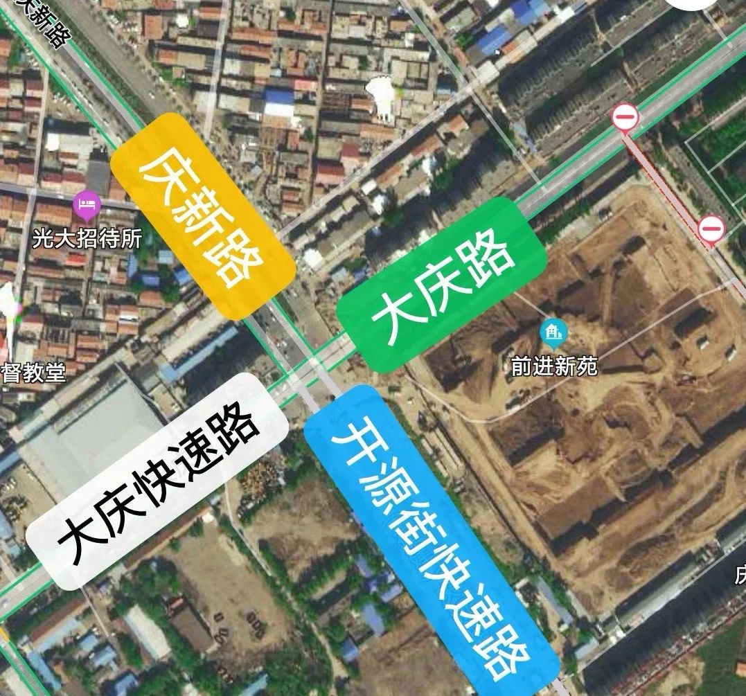 大同高架桥路线图图片