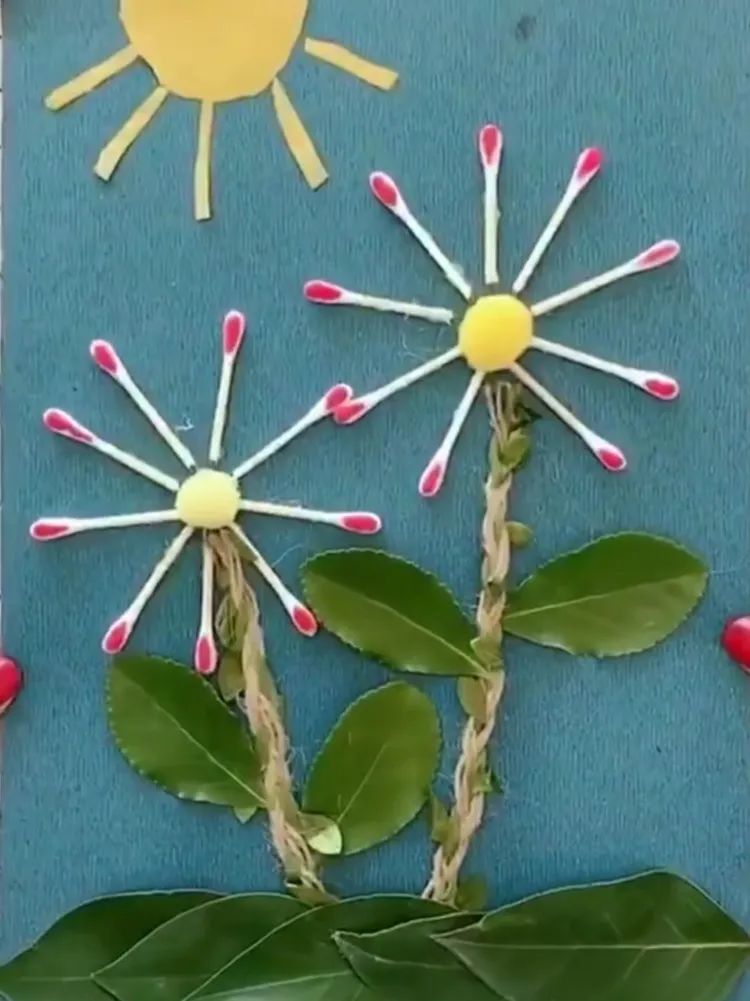 【文初教育】"空中课堂-12"棉签10大创意玩法,赶快行动起来吧!_步骤