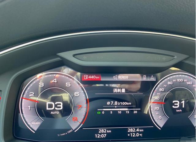 515万买到6缸奥迪a6ld3挡市区油耗78l车主直呼非常省油