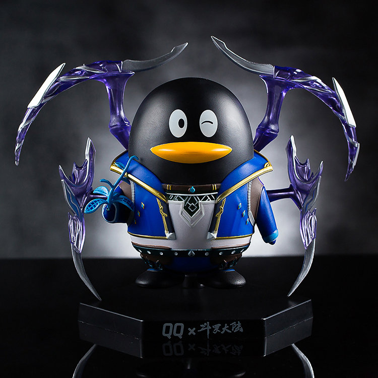 原创斗罗官方晒出的神图比比东腿长近2米企鹅唐三超可爱