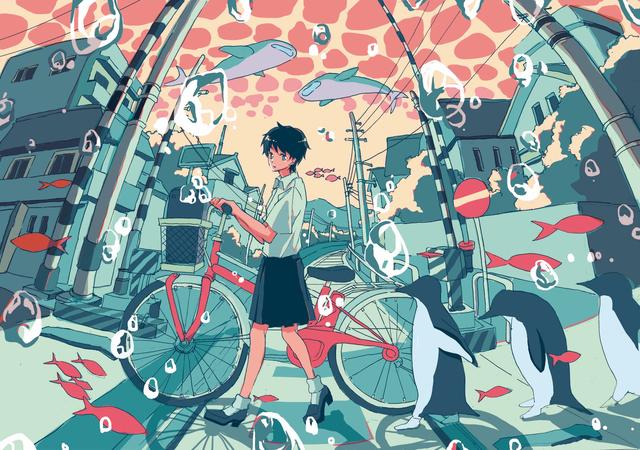 来自于日本插画师的一组画风个性的作品!色彩艳丽很有视觉冲击力