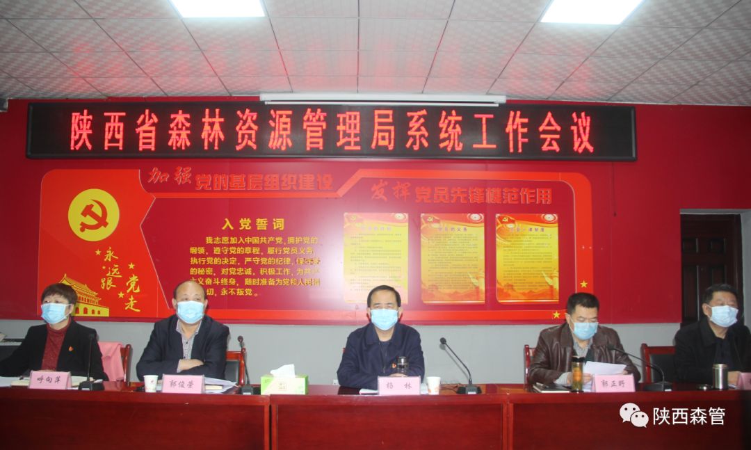 森管简讯陕西省森林资源管理局召开系统工作会议加快推进各项工作