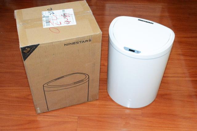 自动开盖免接触更卫生小米有品智能感应垃圾桶体验