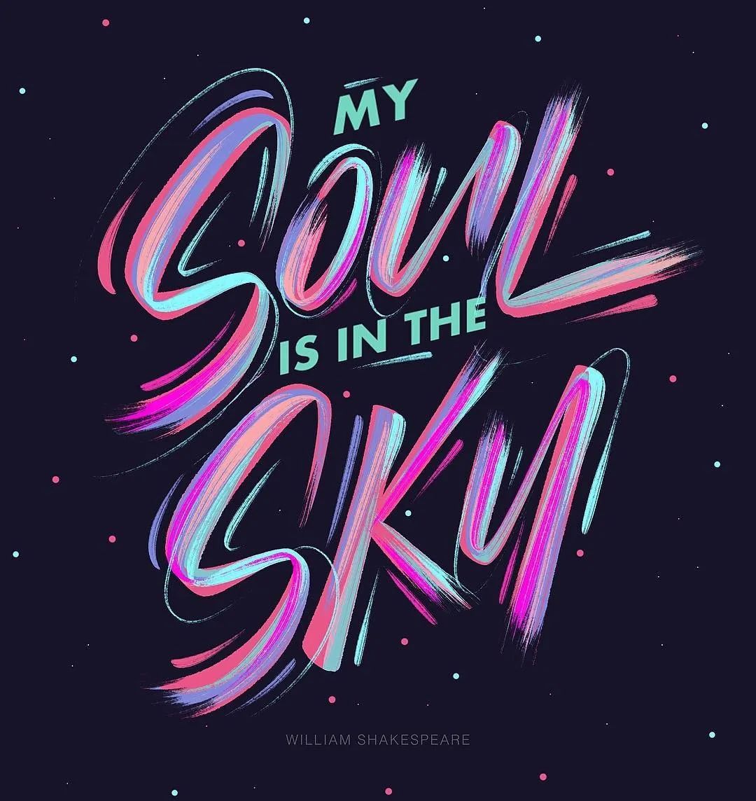 这种手写字体越看越酷炫