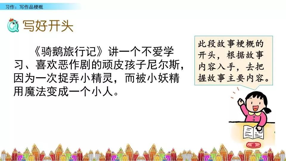 部編版語文六年級下冊口語交際同讀一本書習作寫作品梗概同步練習