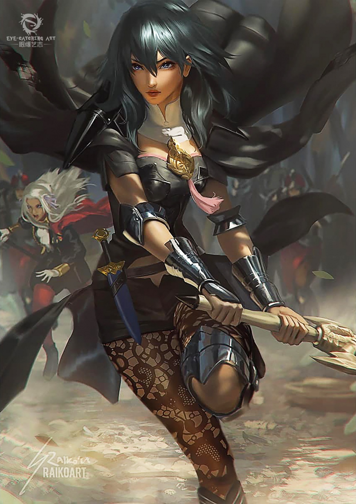 游戏中那些不爱红装的女战士