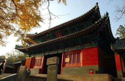 少林寺建筑丨天王殿_进深