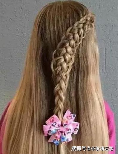原创小女孩简单的发型扎法10款给女儿扎头发图片
