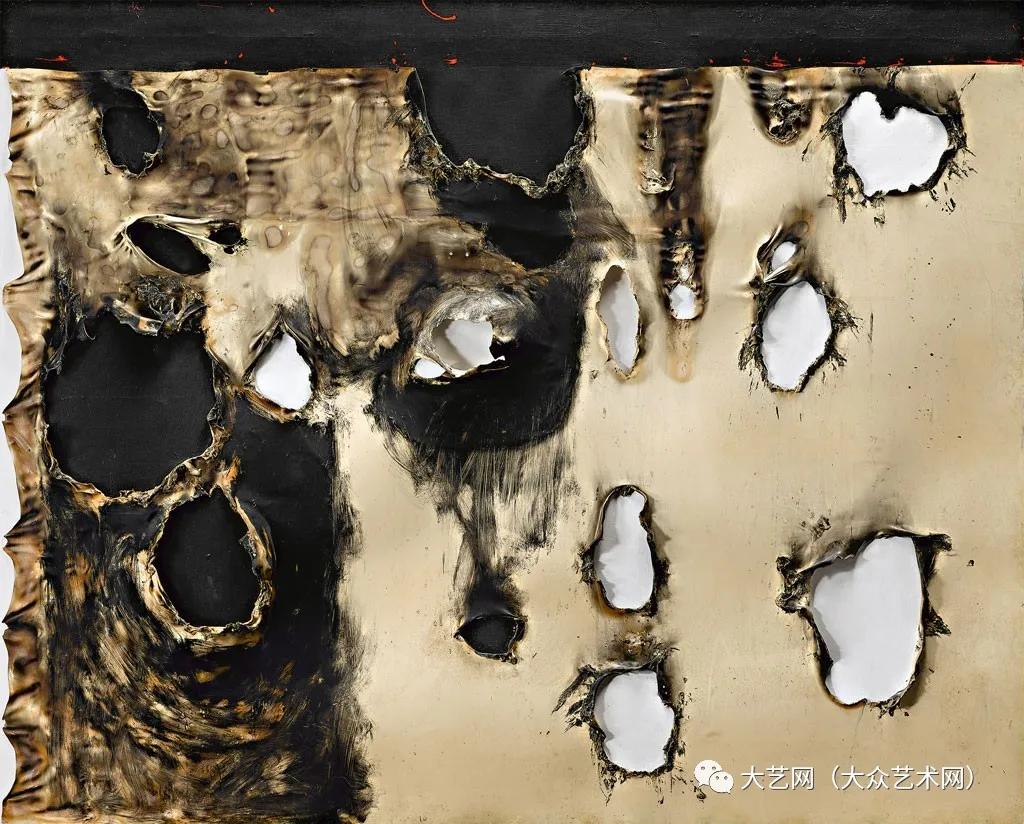 【人物】意大利视觉艺术家阿尔贝托 · 布里(alberto burri)综合材料