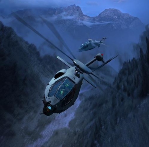 未来武装直升机科幻图片
