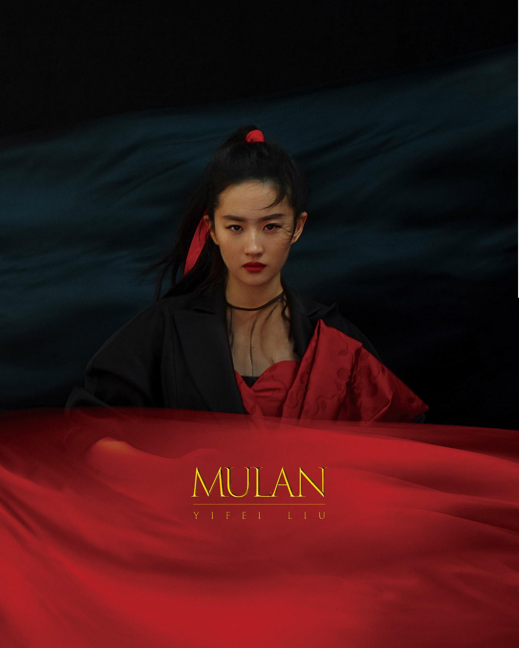 刘亦菲亮相花木兰首映穿凤凰裙十分夺目外媒镜头仍美艳