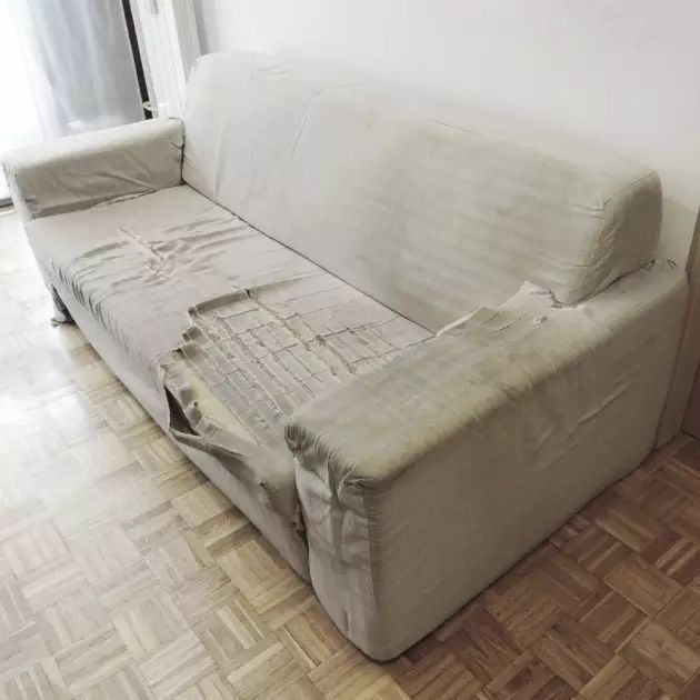 旧床垫改造沙发图片