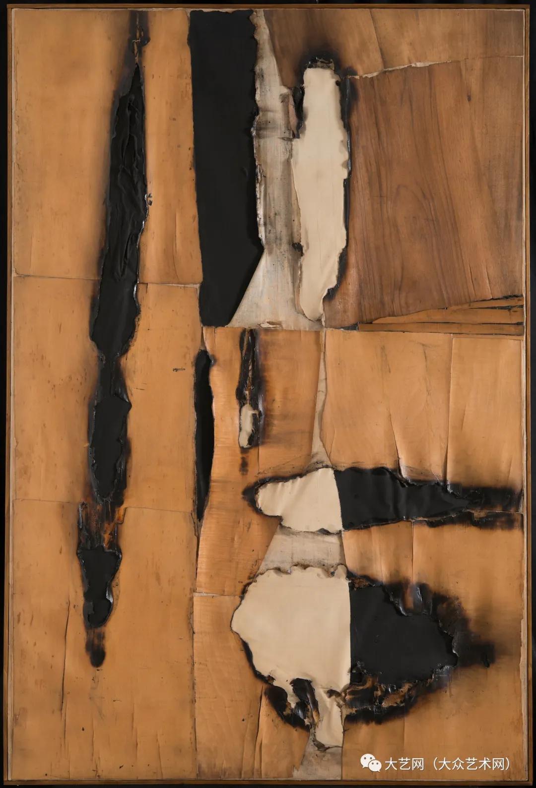 【人物】意大利视觉艺术家阿尔贝托 · 布里(alberto burri)综合材料