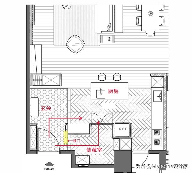 9种玄关平面图布局,轻松打造隔离区,全家都安心