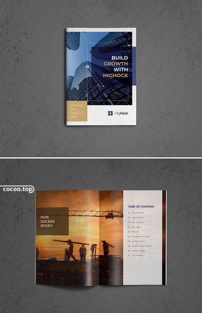 企业宣传册设计_版面