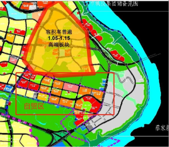 蔡家组团标准分区图图片