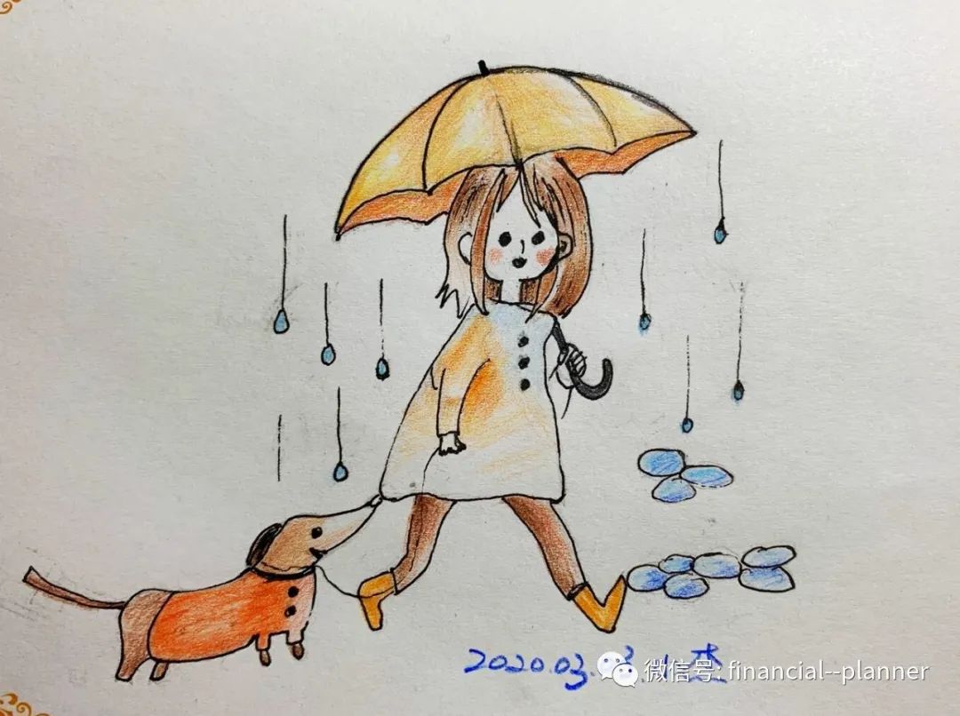 雨中漫步