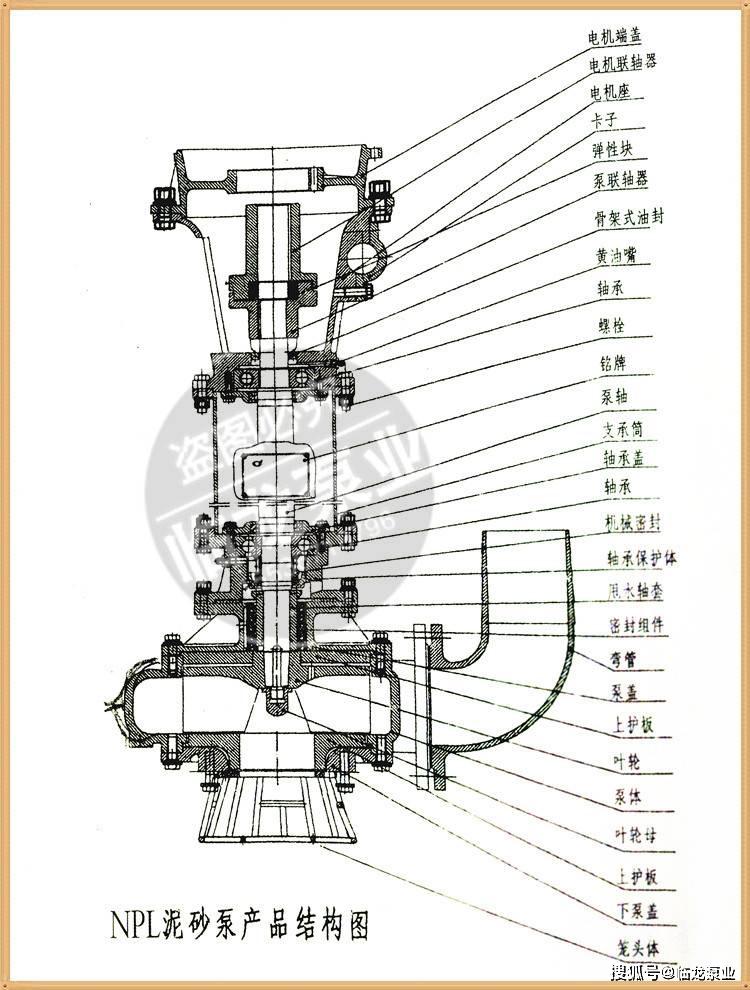 立式长杆泵结构图图片