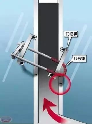 警方提醒,被盗手机店只用u型锁锁住玻璃门,两扇门的空隙恰恰给了犯罪