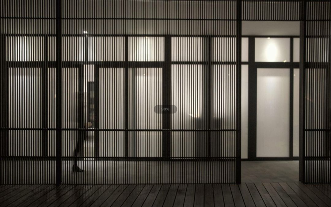 装饰札记木质格栅一种露骨的东方禅意之美