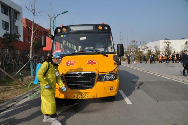 江蘇三維公交公司組織校車疫情防控演練做好開學準備