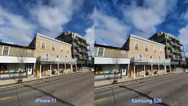 三星s20和iphone11拍照对比:3镜头和2镜头的区别依然很大