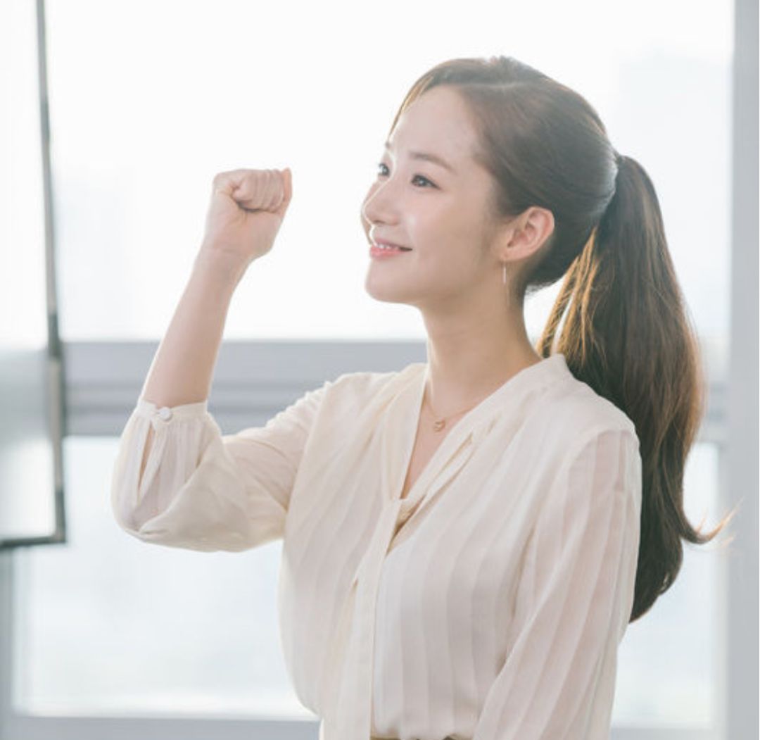 朴敏英又仙又干练的马尾辫火了各路仙女快get