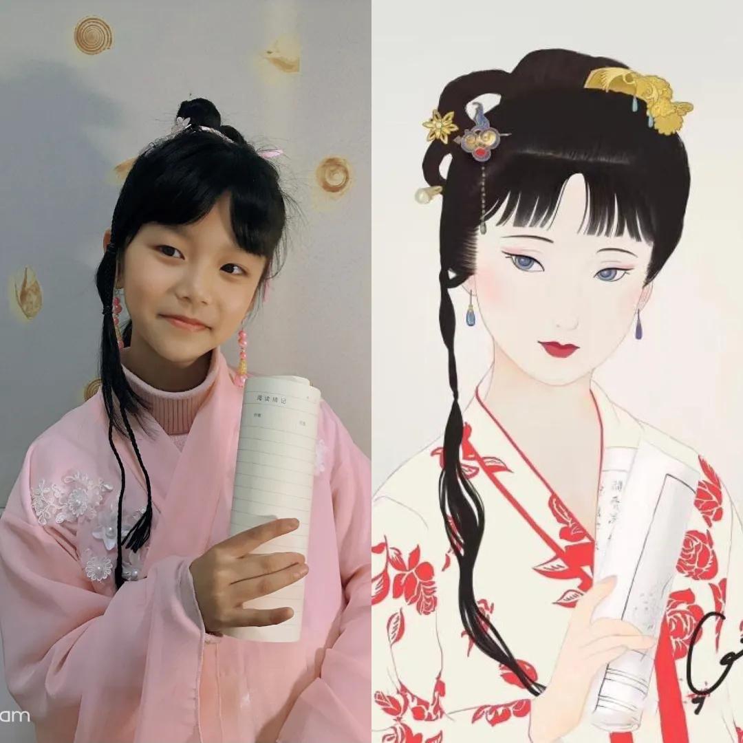 中国3000多名小学生模仿名画是作业,外国少女模仿名画却是艺术