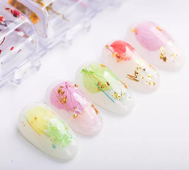 精致干花唯美贴纸花控美甲一族必看