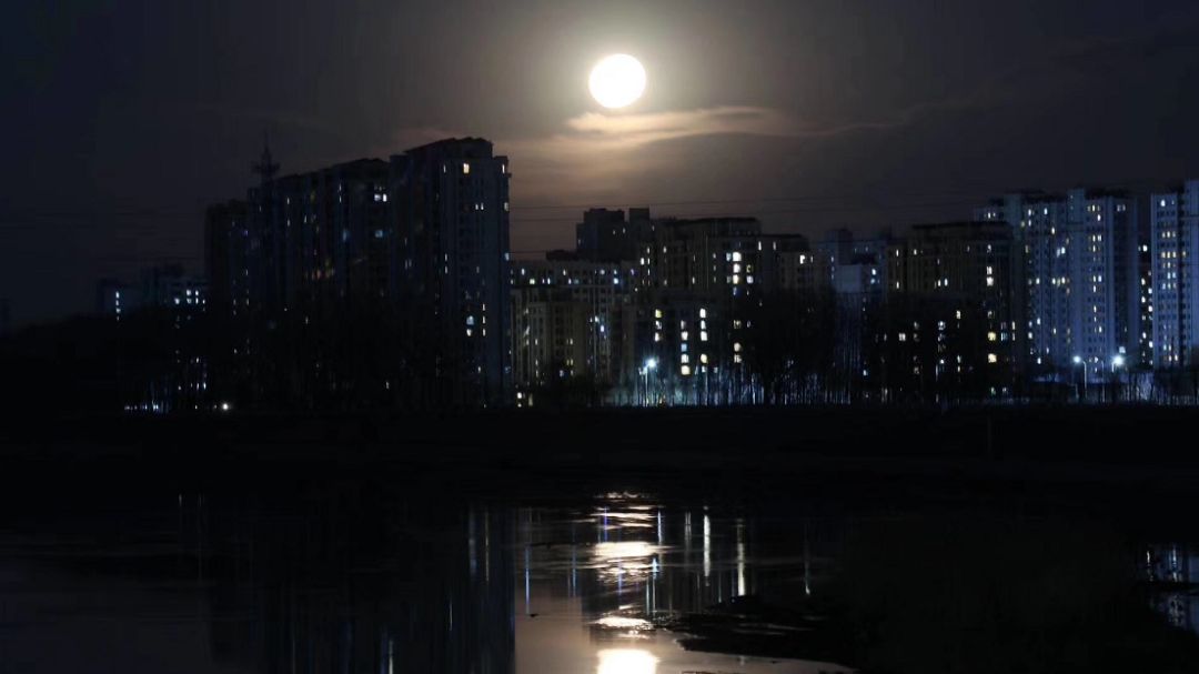 昨夜窗外一轮圆月小亦带你足不出户赏月景