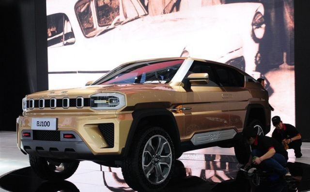 北汽出了全球最美最赞的一款bj100你猜卖多少